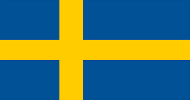 Bezpłatny wektor ilustracja flaga szwecji