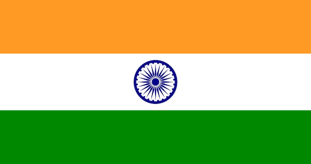 Ilustracja Flagi Indii