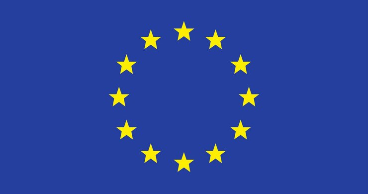 Ilustracja flagi Unii Europejskiej