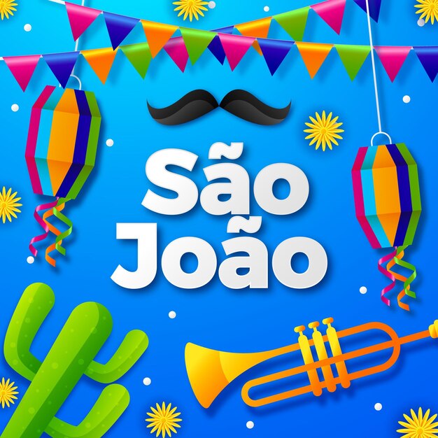 Ilustracja gradientu sao joao