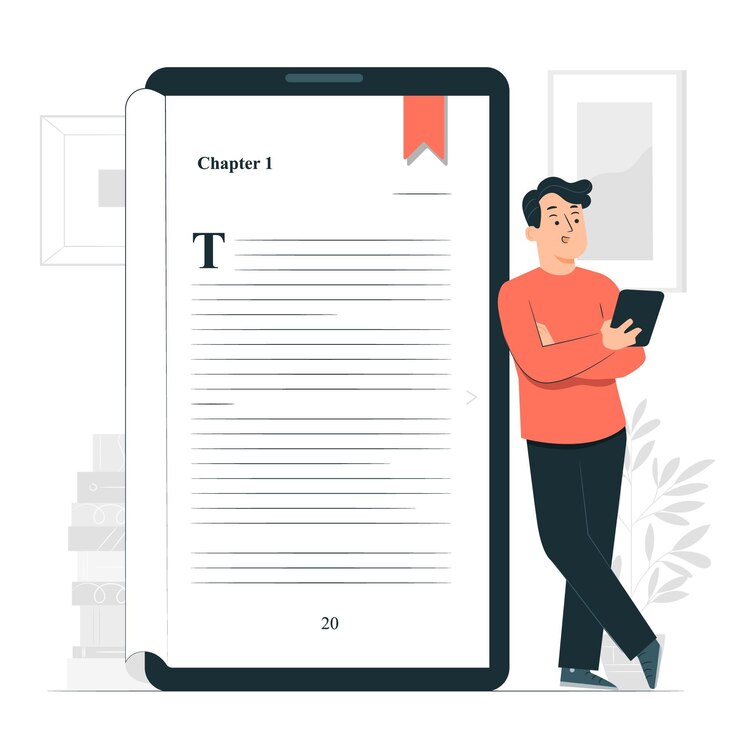 Bezpłatny plik Wektor ilustracja koncepcja ebook