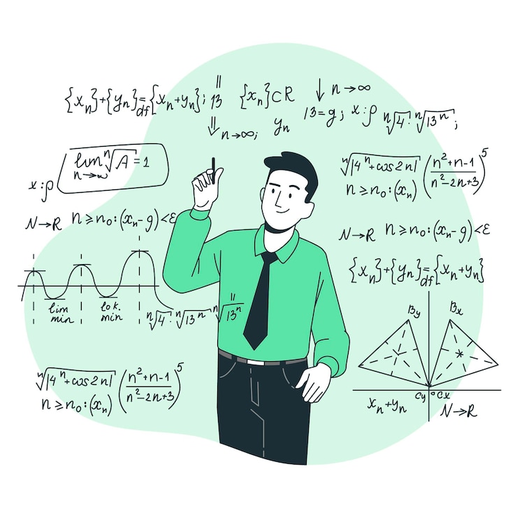 Bezpłatny plik Wektor ilustracja koncepcja matematyki