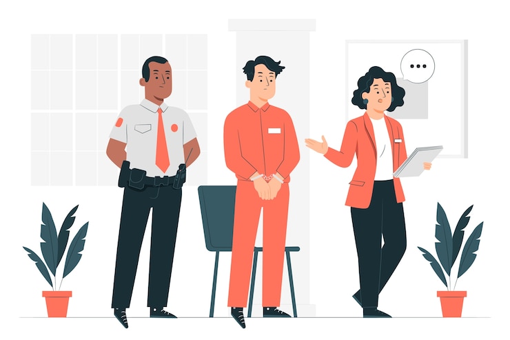 Bezpłatny plik Wektor ilustracja koncepcja pozwanego