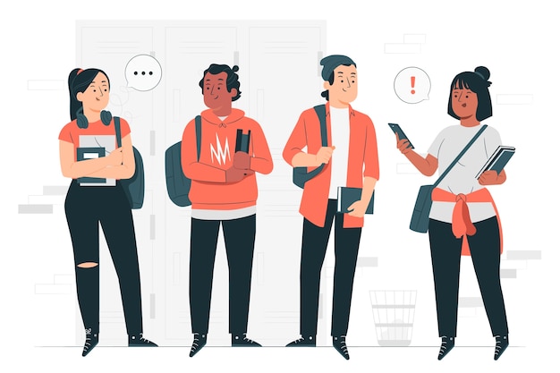 Ilustracja koncepcja studentów