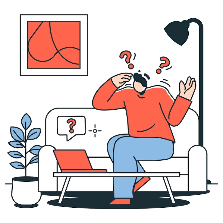 Bezpłatny plik Wektor ilustracja koncepcji shrug