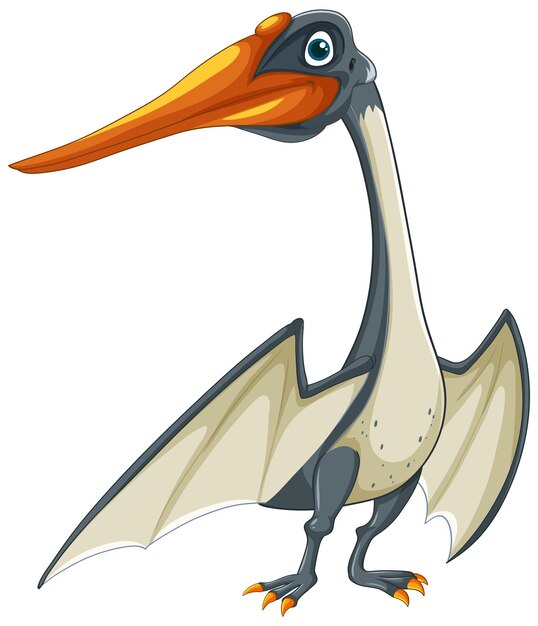 Ilustracja kreskówki Pterosaur Dinozaur