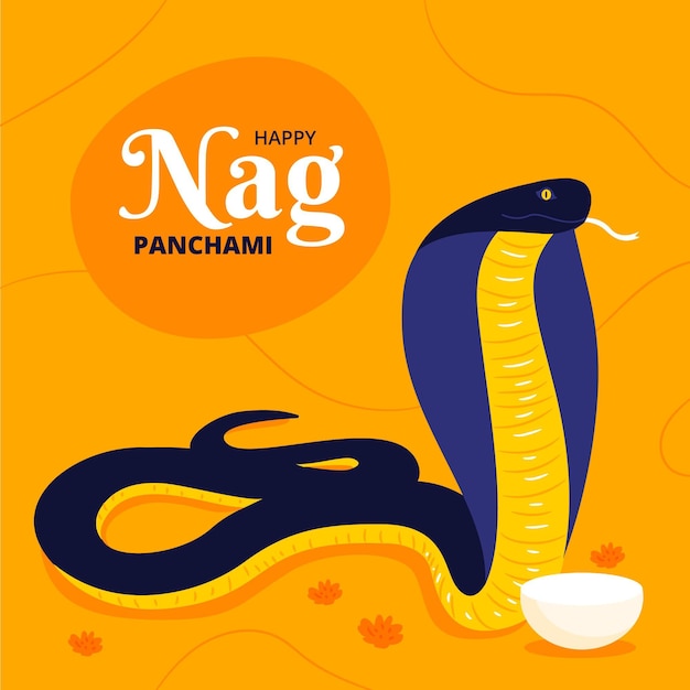 Ilustracja Nag Panchami