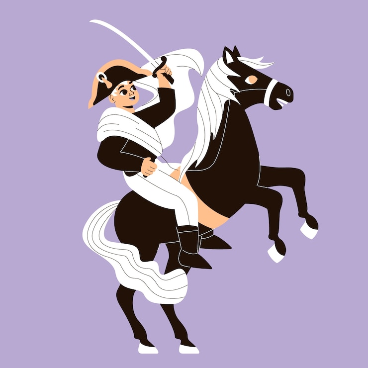 Bezpłatny plik Wektor ilustracja projektu postaci napoleona