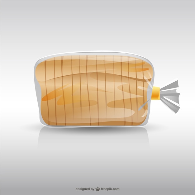 Bezpłatny wektor ilustracja worek chleba
