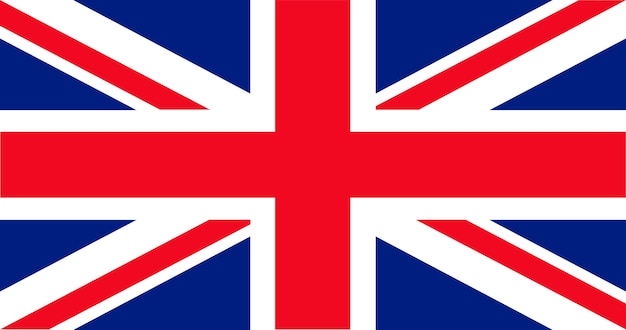 Ilustracja z banderą Wielkiej Brytanii
