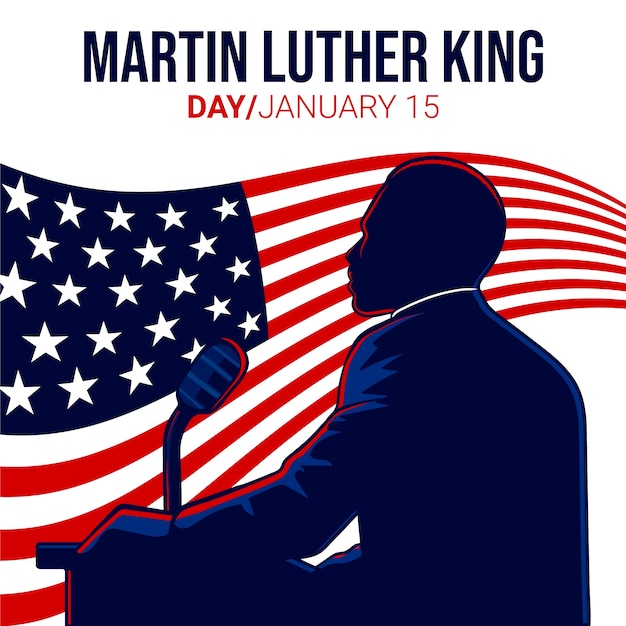 Ilustracja z dnia Martina Luthera Kinga