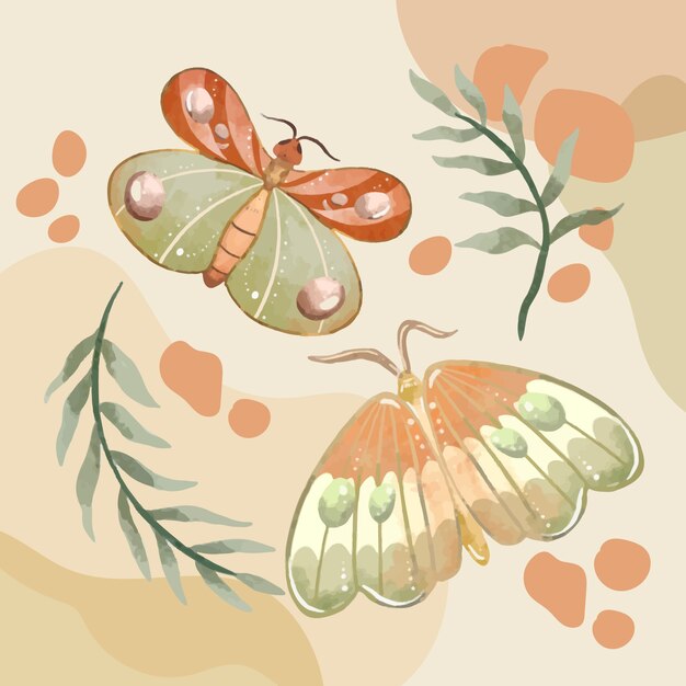 Ilustracja z wyciszonej palety kolorów
