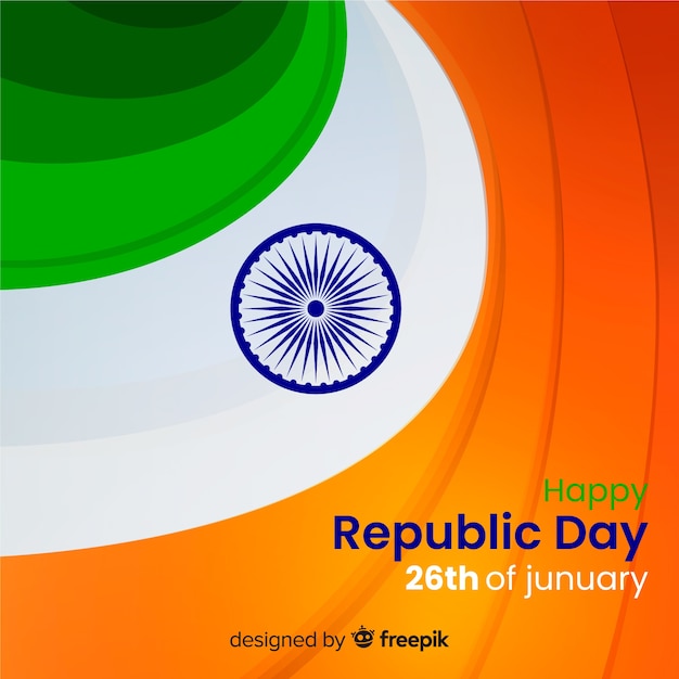 Indiański republika dnia tło