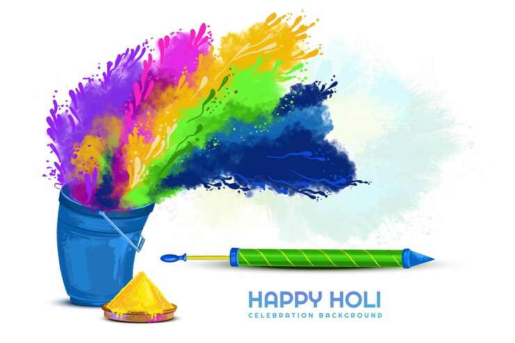 Bezpłatny plik Wektor indyjska karta koncepcyjna festiwalu holi