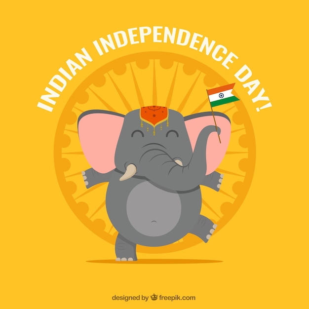 Indyjski Dzień Niepodległości Tło