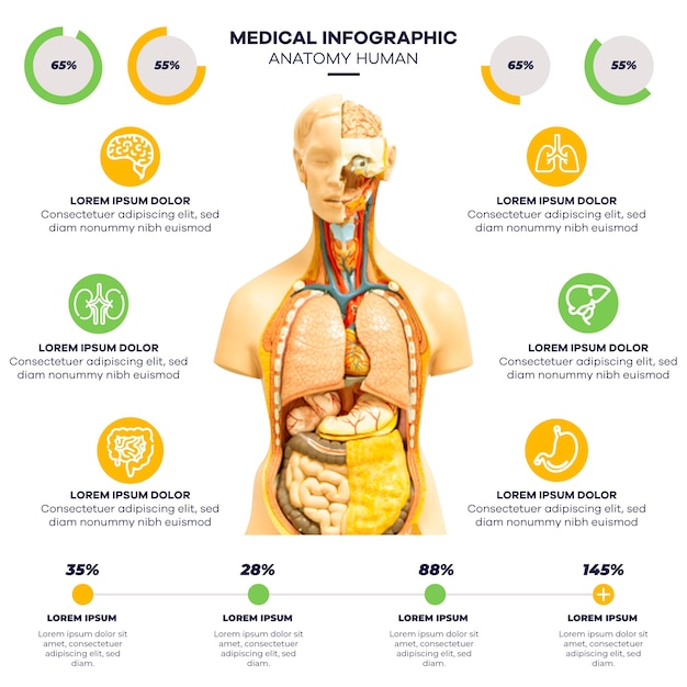 Infografika Medyczna Z Wizerunkiem