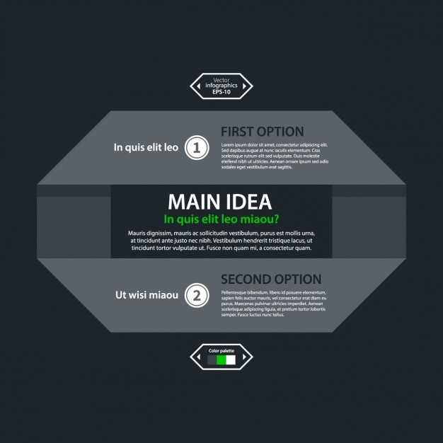 Bezpłatny wektor infografika wzór szablonu