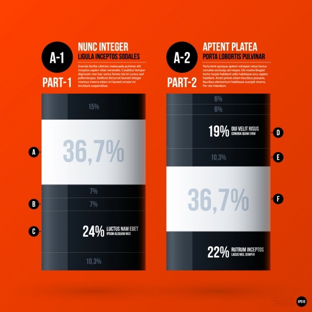 Infografika Wzór Szablonu