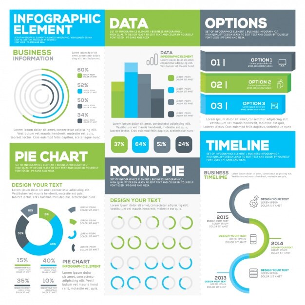 Infografika Wzór Szablonu