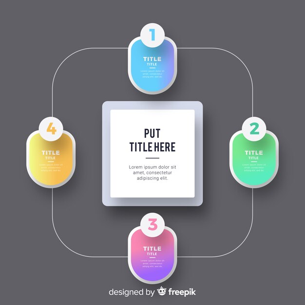 Bezpłatny wektor infografika