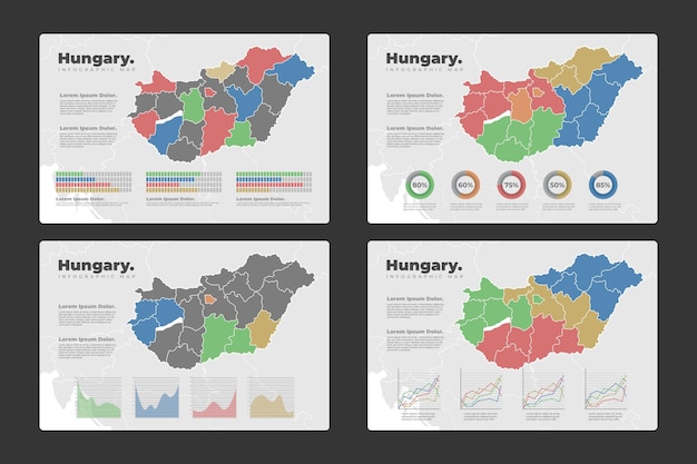 Infografiki Mapy Węgier