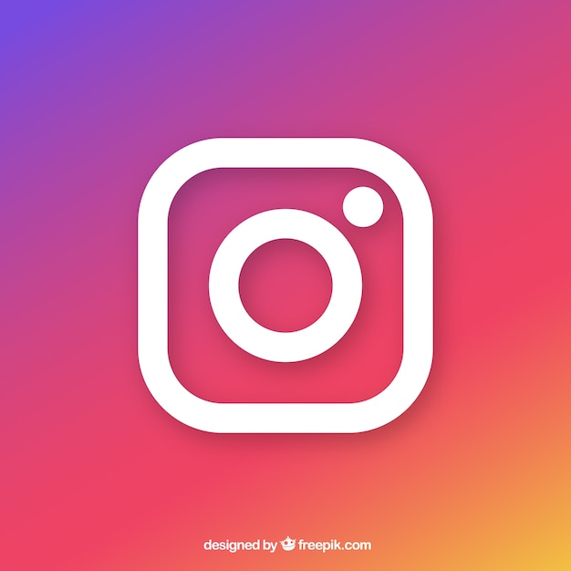 Instagram tło w kolorach gradientu