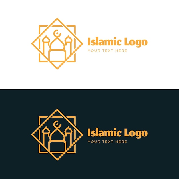 Islamskie Logo W Dwóch Kolorach