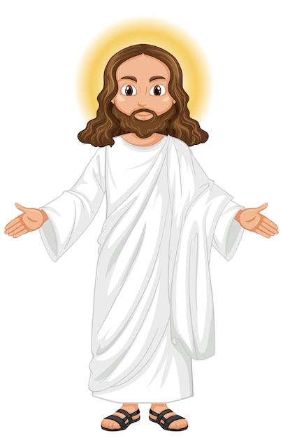 Jezus głosi w pozycji stojącej