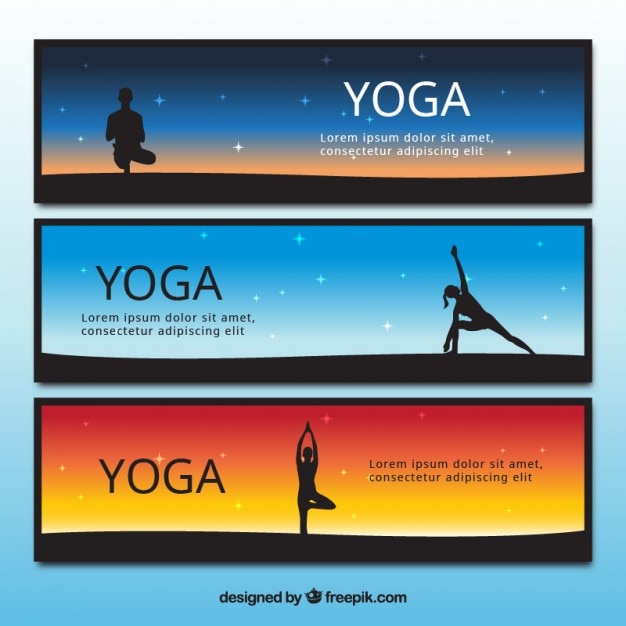 Joga Banner Set