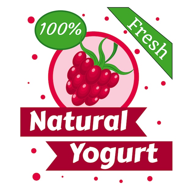 Jogurt Naturalny Wzór Tła