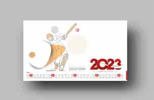 Bezpłatny wektor kalendarz lipiec 2023 szczęśliwego nowego roku projekt