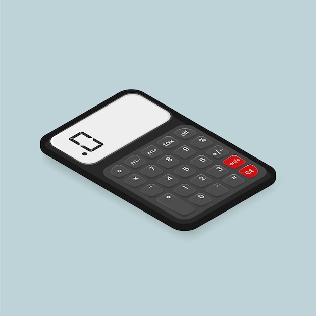 Bezpłatny wektor kalkulator