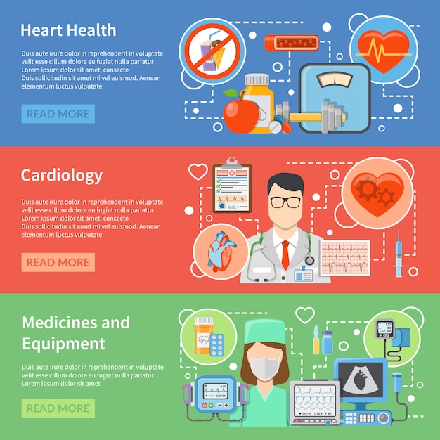 Kardiologia Płaskie Banery