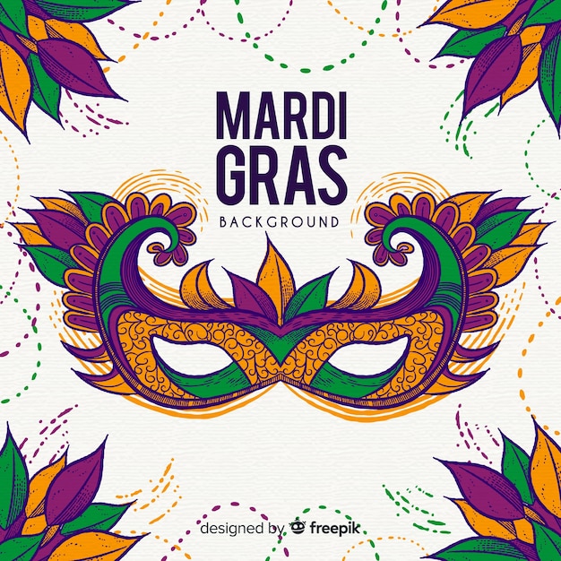 Karnawał Mardi Gras Tło