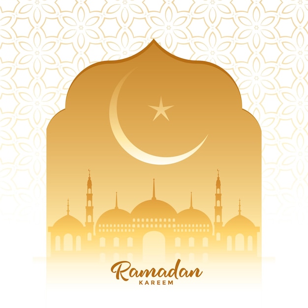 Karta Tradycyjnych życzeń Z Sezonu Festiwalu Ramadan Kareem