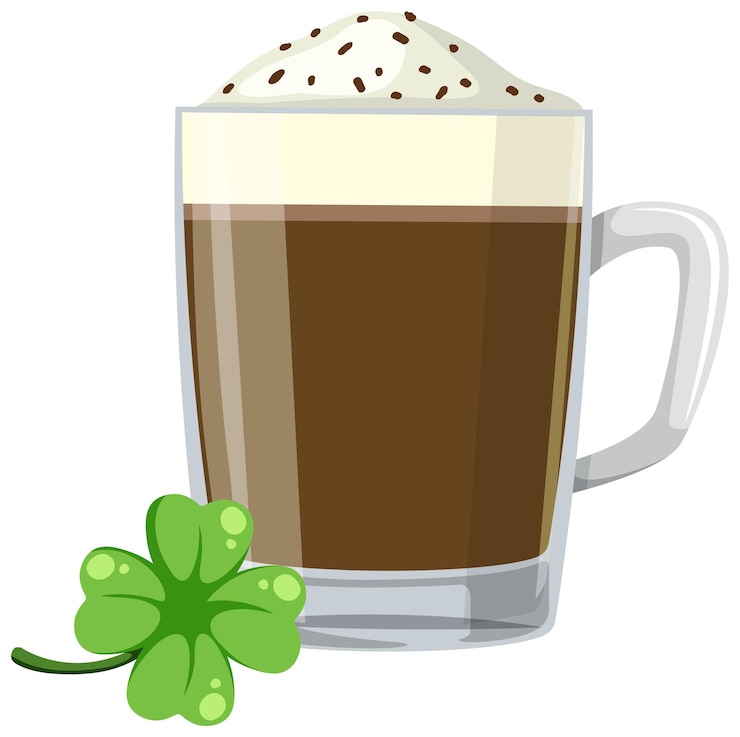Bezpłatny plik Wektor kawa latte ze śmietanką