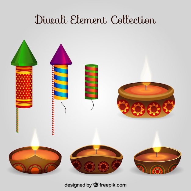 Kolekcja Elementów Diwali