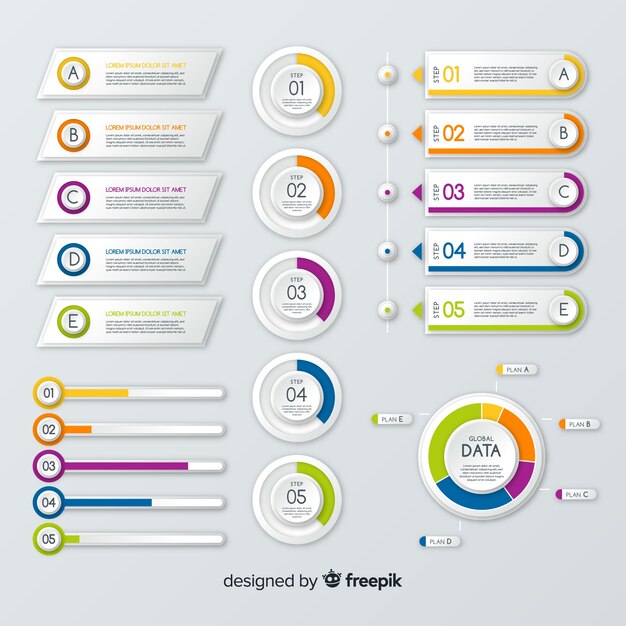Kolekcja elementów Infographic