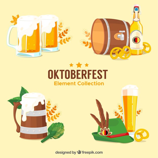 Kolekcja elementów Oktoberfestu