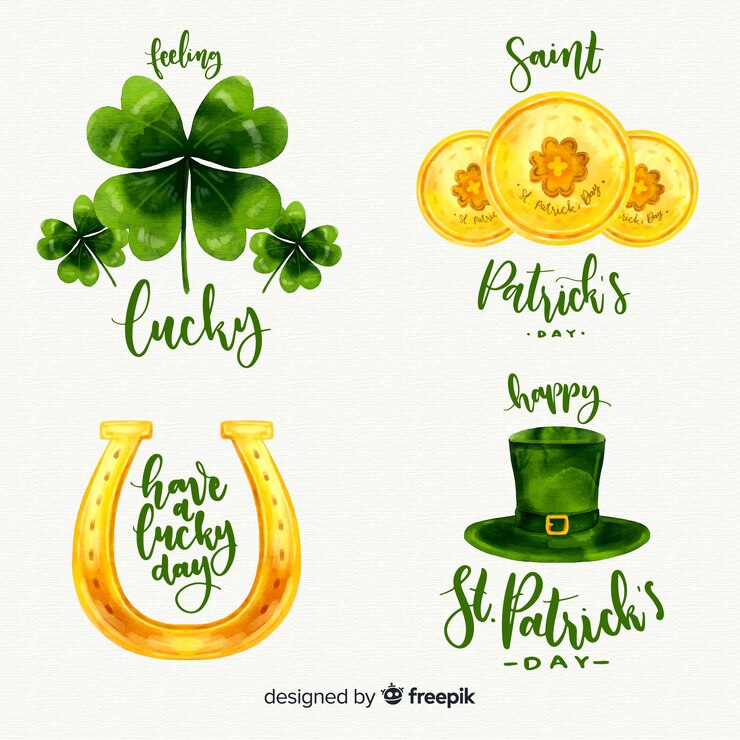 Bezpłatny plik Wektor kolekcja elementów st patricks&#39;s day