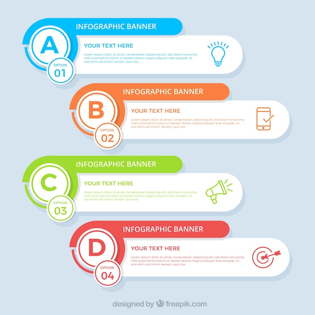 Kolekcja Infographic Z Listami