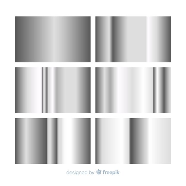 Kolekcja metaliczny gradient