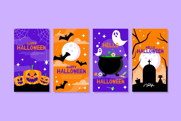 Kolekcja opowiadań na Halloween na Instagramie