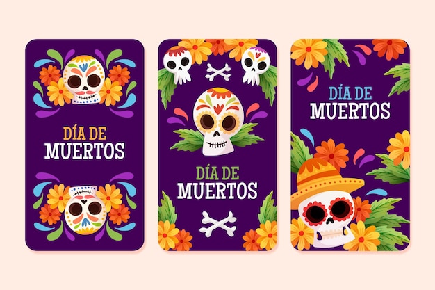 Kolekcja Opowiadań Na Instagramie Dia De Muertos