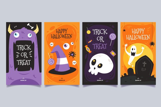 Kolekcja opowiadań na instagramie na Halloween