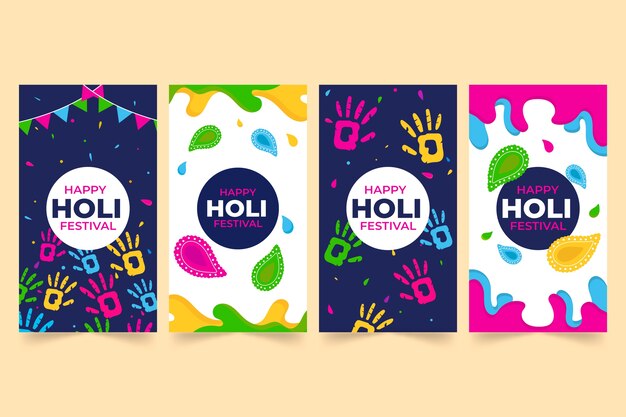 Kolekcja Opowiadań Na Instagramie Z Projektem Festiwalu Holi