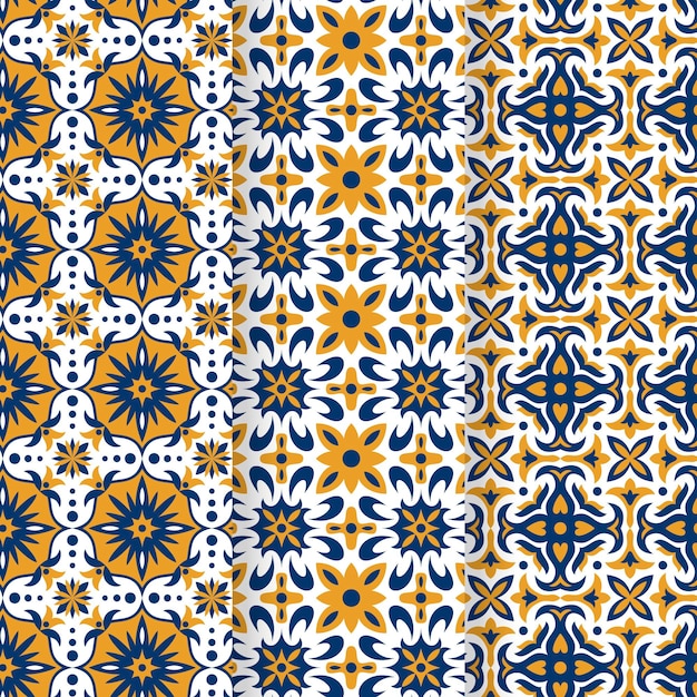 Kolekcja ozdobnych arabskich wzorów