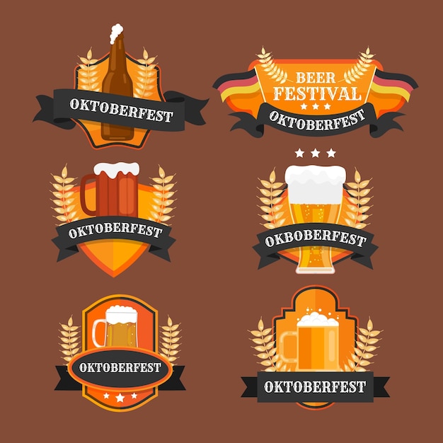 Kolekcja Płaskich Odznak Oktoberfest