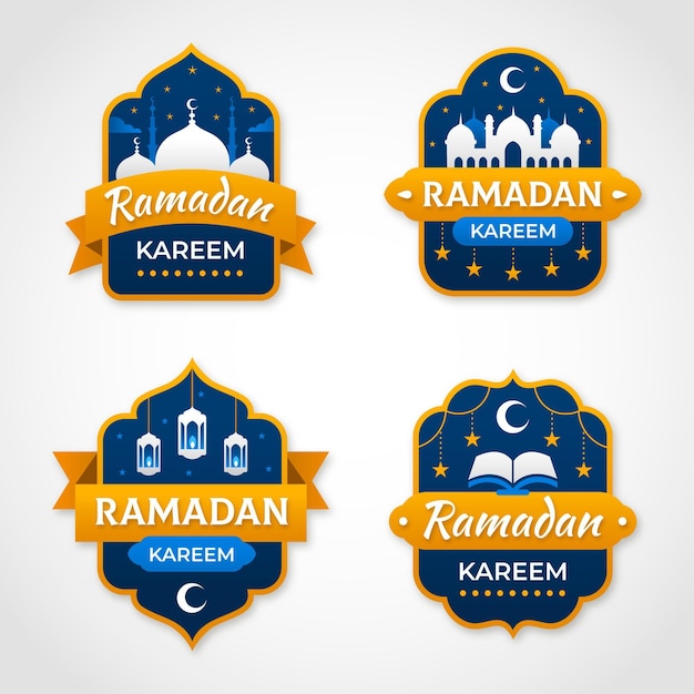Kolekcja Płaskich Odznak Ramadan