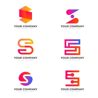 Kolekcja szablonów logo gradientu s
